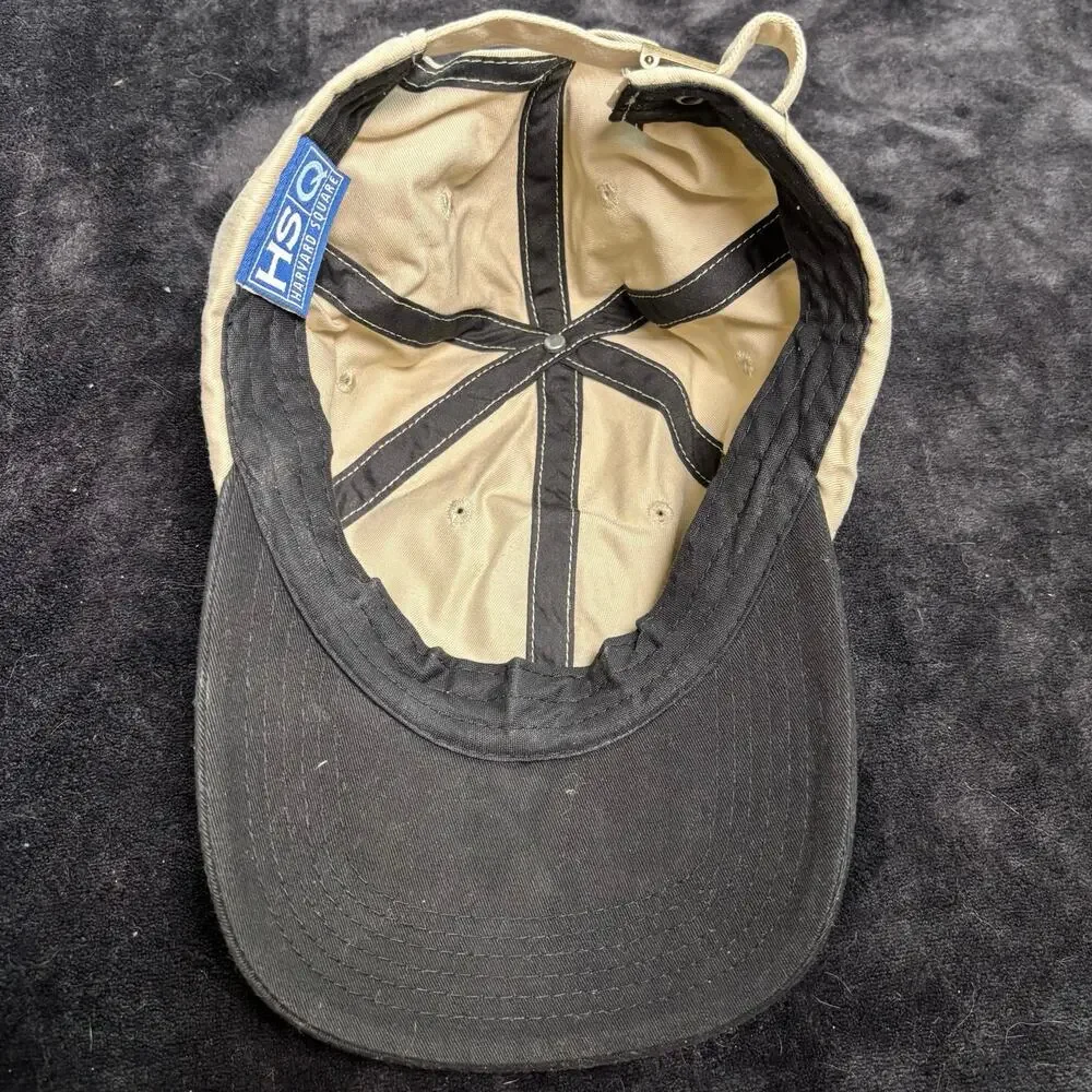 Tan & Black Crystal Hat